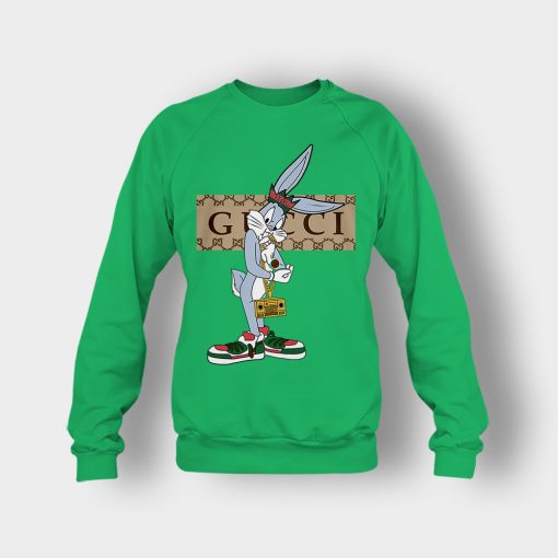 Best-Gucci-Rabbit-Crewneck-Sweatshirt-Irish-Green