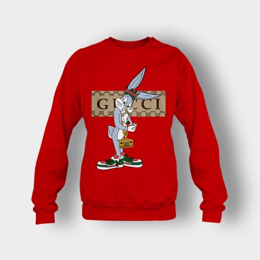 Best-Gucci-Rabbit-Crewneck-Sweatshirt-Red