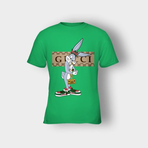 Best-Gucci-Rabbit-Kids-T-Shirt-Irish-Green