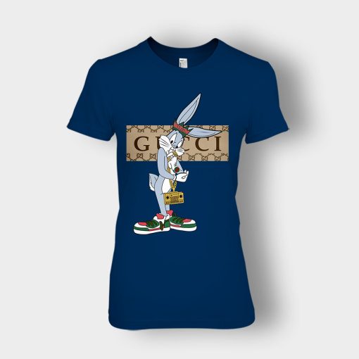 Best-Gucci-Rabbit-Ladies-T-Shirt-Navy