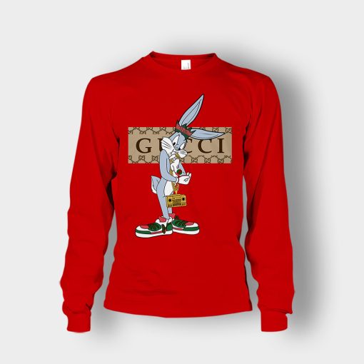 Best-Gucci-Rabbit-Unisex-Long-Sleeve-Red