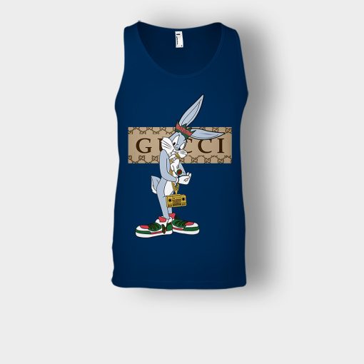 Best-Gucci-Rabbit-Unisex-Tank-Top-Navy