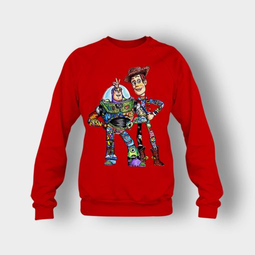 Buzz-Lightyear-And-Woody-Disney-Toy-Story-Crewneck-Sweatshirt-Red
