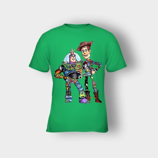 Buzz-Lightyear-And-Woody-Disney-Toy-Story-Kids-T-Shirt-Irish-Green
