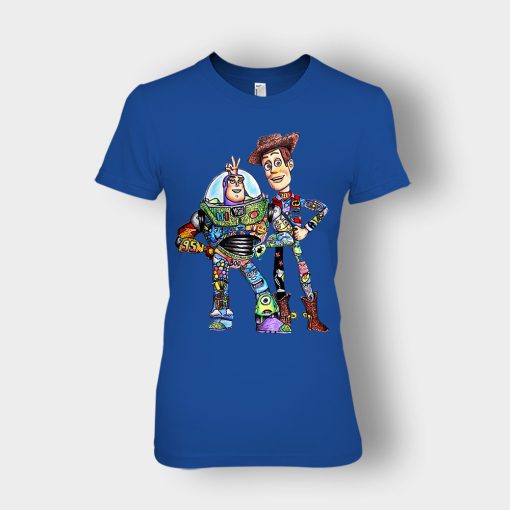 Buzz-Lightyear-And-Woody-Disney-Toy-Story-Ladies-T-Shirt-Royal