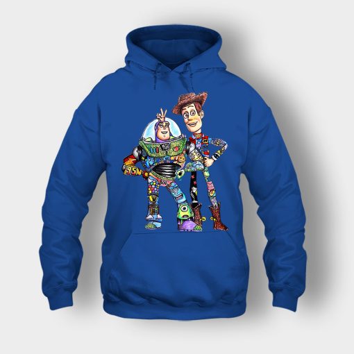 Buzz-Lightyear-And-Woody-Disney-Toy-Story-Unisex-Hoodie-Royal