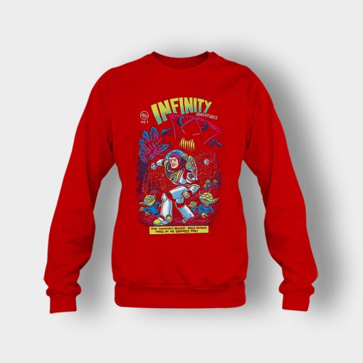 Buzz-Lightyear-Comics-Art-Disney-Toy-Story-Inspired-Crewneck-Sweatshirt-Red