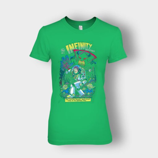 Buzz-Lightyear-Comics-Art-Disney-Toy-Story-Inspired-Ladies-T-Shirt-Irish-Green