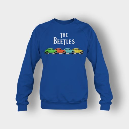 Car-The-Beetles-The-Beatles-Car-Crosswalk-Crewneck-Sweatshirt-Royal