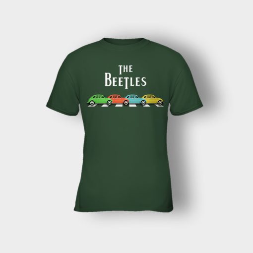 Car-The-Beetles-The-Beatles-Car-Crosswalk-Kids-T-Shirt-Forest