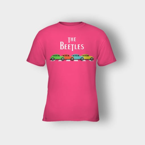 Car-The-Beetles-The-Beatles-Car-Crosswalk-Kids-T-Shirt-Heliconia