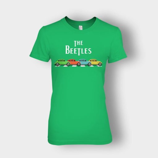 Car-The-Beetles-The-Beatles-Car-Crosswalk-Ladies-T-Shirt-Irish-Green