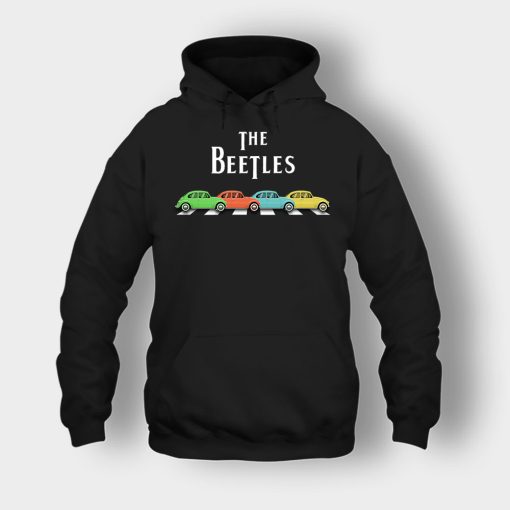 Car-The-Beetles-The-Beatles-Car-Crosswalk-Unisex-Hoodie-Black