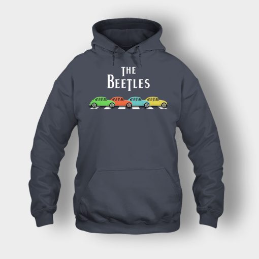 Car-The-Beetles-The-Beatles-Car-Crosswalk-Unisex-Hoodie-Dark-Heather