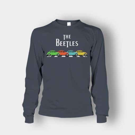 Car-The-Beetles-The-Beatles-Car-Crosswalk-Unisex-Long-Sleeve-Dark-Heather