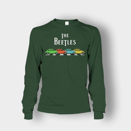 Car-The-Beetles-The-Beatles-Car-Crosswalk-Unisex-Long-Sleeve-Forest