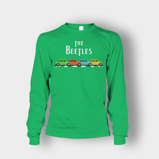 Car-The-Beetles-The-Beatles-Car-Crosswalk-Unisex-Long-Sleeve-Irish-Green
