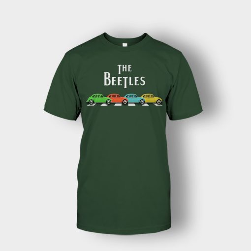 Car-The-Beetles-The-Beatles-Car-Crosswalk-Unisex-T-Shirt-Forest