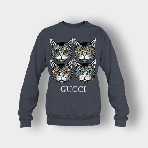 Cat-Gucci-Inspired-Crewneck-Sweatshirt-Dark-Heather