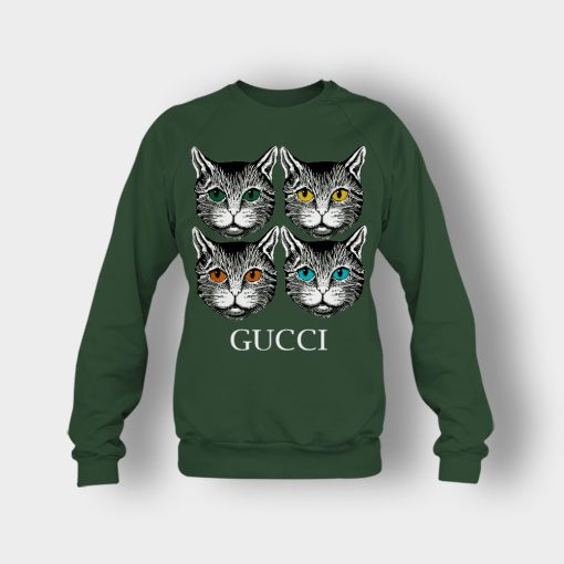 Cat-Gucci-Inspired-Crewneck-Sweatshirt-Forest