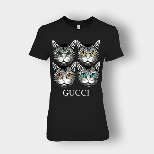 Cat-Gucci-Inspired-Ladies-T-Shirt-Black