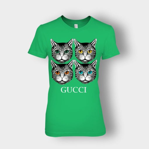 Cat-Gucci-Inspired-Ladies-T-Shirt-Irish-Green