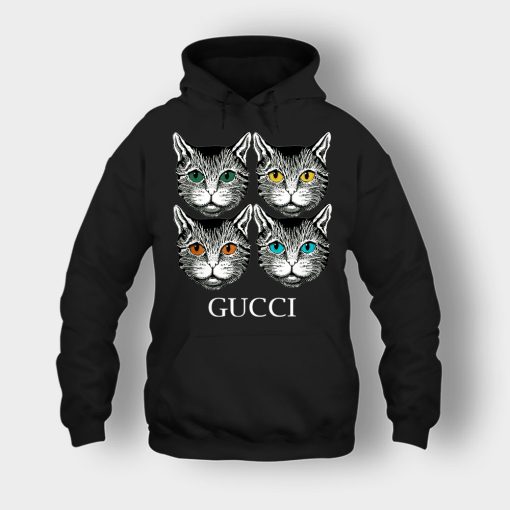 Cat-Gucci-Inspired-Unisex-Hoodie-Black