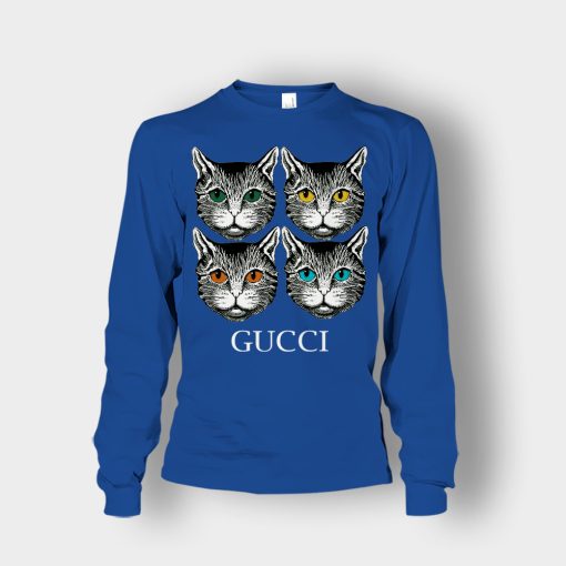 Cat-Gucci-Inspired-Unisex-Long-Sleeve-Royal