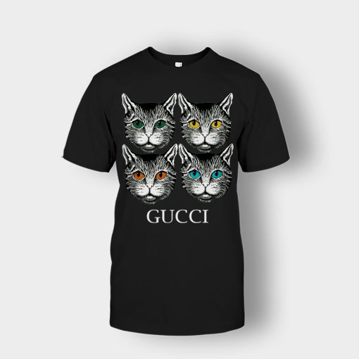 Cat-Gucci-Inspired-Unisex-T-Shirt-Black