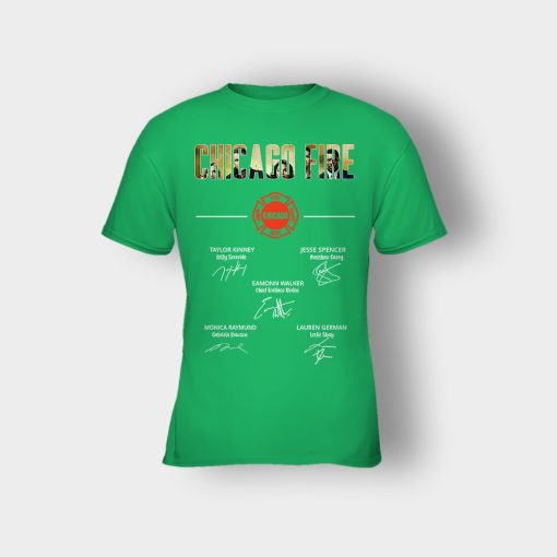 Chicago-Fire-Signatures-Kids-T-Shirt-Irish-Green