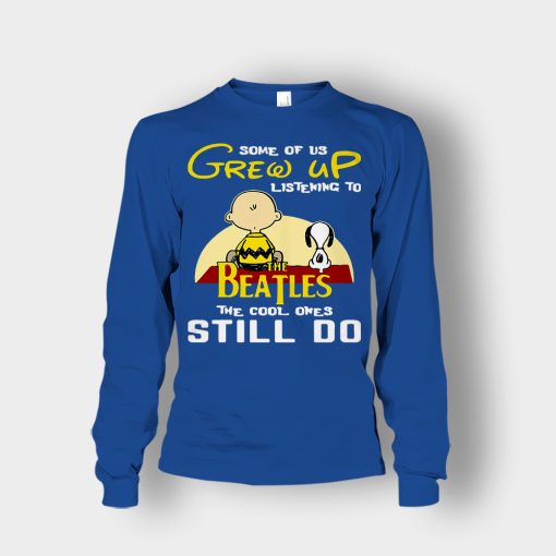Chris-Brown-Snoopy-Grew-up-listening-to-the-beatles-the-cool-ones-Unisex-Long-Sleeve-Royal
