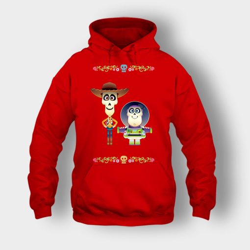 Coco-x-Toy-Story-Disney-Inspired-Unisex-Hoodie-Red