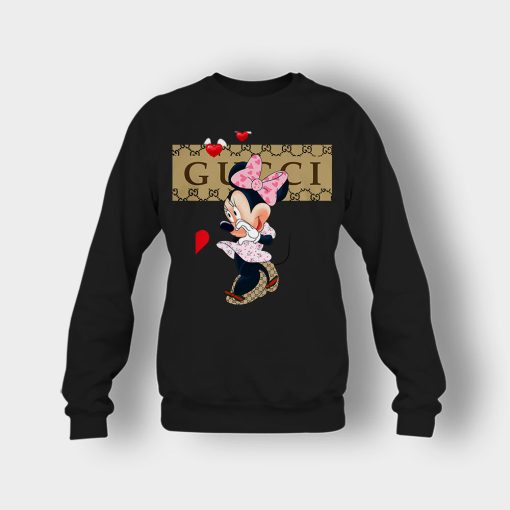 Couple-Gucci-Minnie-Crewneck-Sweatshirt-Black