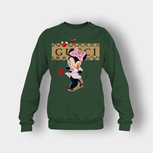 Couple-Gucci-Minnie-Crewneck-Sweatshirt-Forest