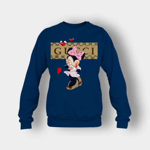 Couple-Gucci-Minnie-Crewneck-Sweatshirt-Navy