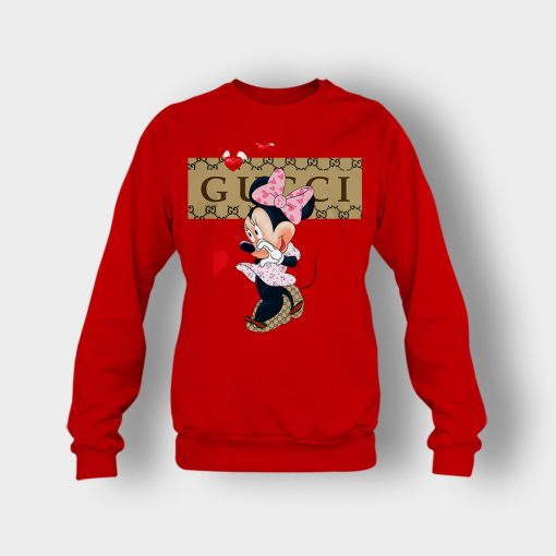 Couple-Gucci-Minnie-Crewneck-Sweatshirt-Red