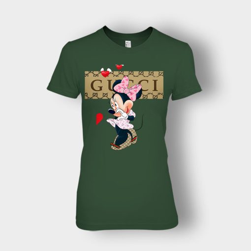 Couple-Gucci-Minnie-Ladies-T-Shirt-Forest