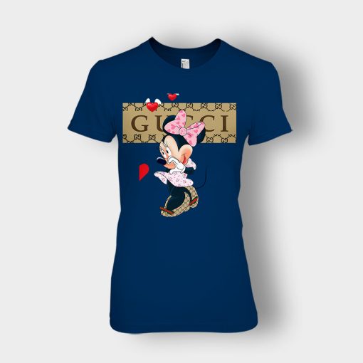 Couple-Gucci-Minnie-Ladies-T-Shirt-Navy