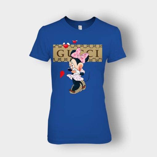 Couple-Gucci-Minnie-Ladies-T-Shirt-Royal