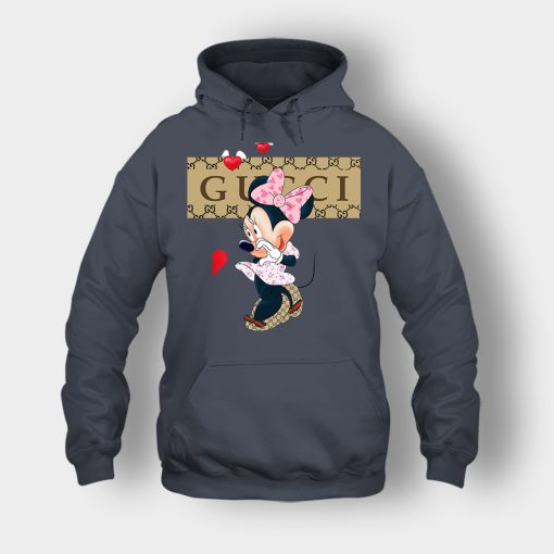 Couple-Gucci-Minnie-Unisex-Hoodie-Dark-Heather