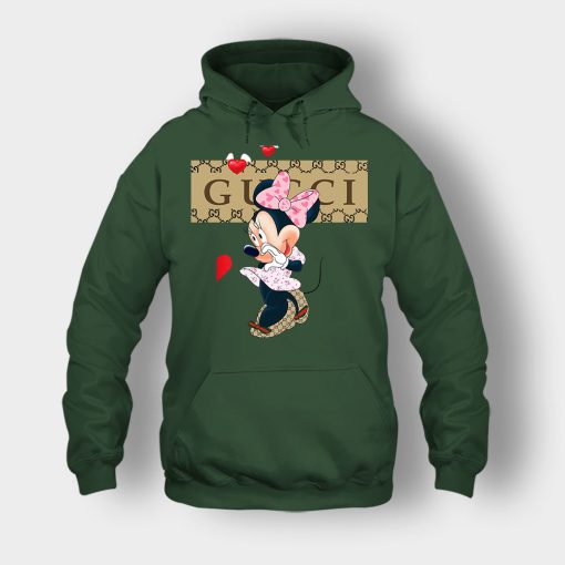 Couple-Gucci-Minnie-Unisex-Hoodie-Forest