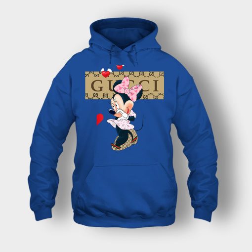 Couple-Gucci-Minnie-Unisex-Hoodie-Royal