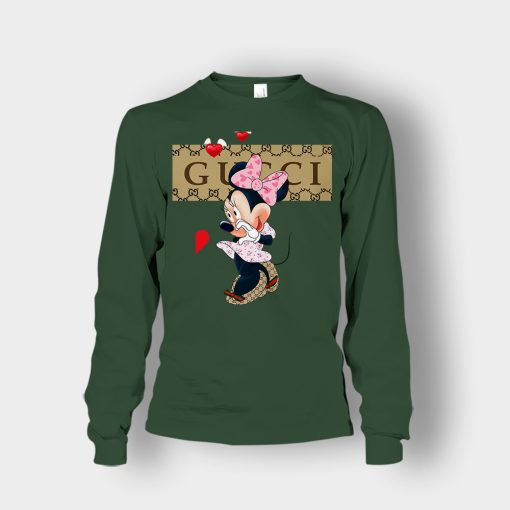 Couple-Gucci-Minnie-Unisex-Long-Sleeve-Forest