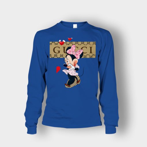 Couple-Gucci-Minnie-Unisex-Long-Sleeve-Royal