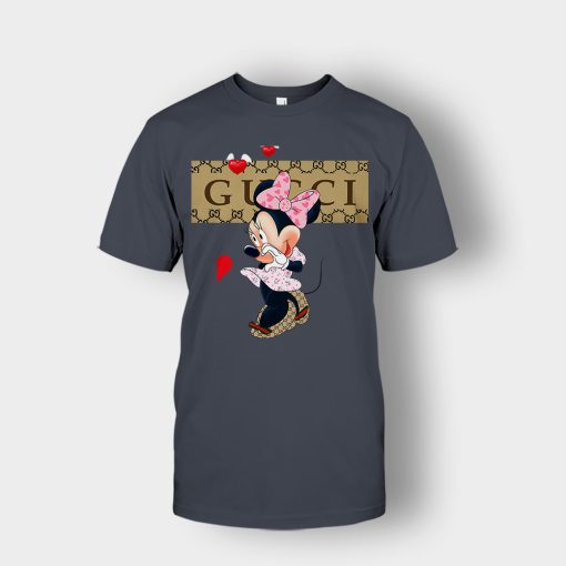 Couple-Gucci-Minnie-Unisex-T-Shirt-Dark-Heather