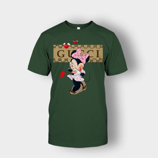 Couple-Gucci-Minnie-Unisex-T-Shirt-Forest