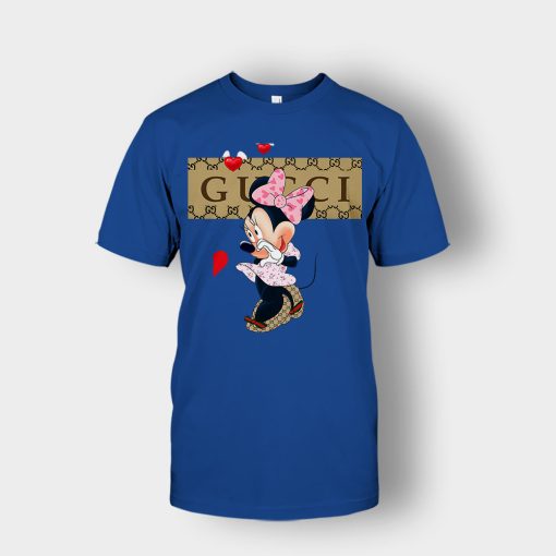 Couple-Gucci-Minnie-Unisex-T-Shirt-Royal