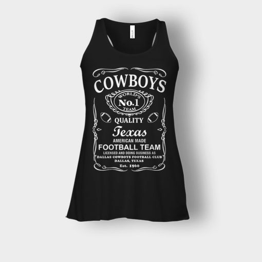 Cowboys-Dallas-Whiskey-Graphic-DAL-Cotton-JD-Whisky-1960-Bella-Womens-Flowy-Tank-Black