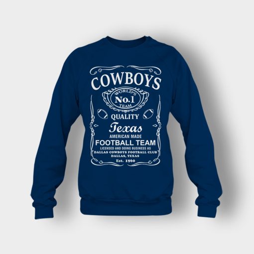 Cowboys-Dallas-Whiskey-Graphic-DAL-Cotton-JD-Whisky-1960-Crewneck-Sweatshirt-Navy