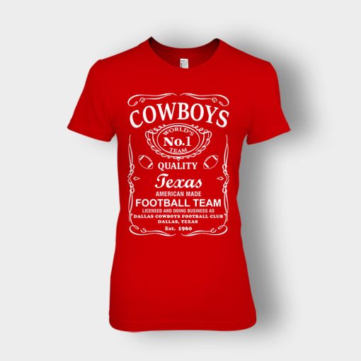 Cowboys-Dallas-Whiskey-Graphic-DAL-Cotton-JD-Whisky-1960-Ladies-T-Shirt-Red
